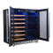 Husky Dual Door Wine Cabinet and Drink Chiller Stainless Steel - HUS-WC66B-ZY